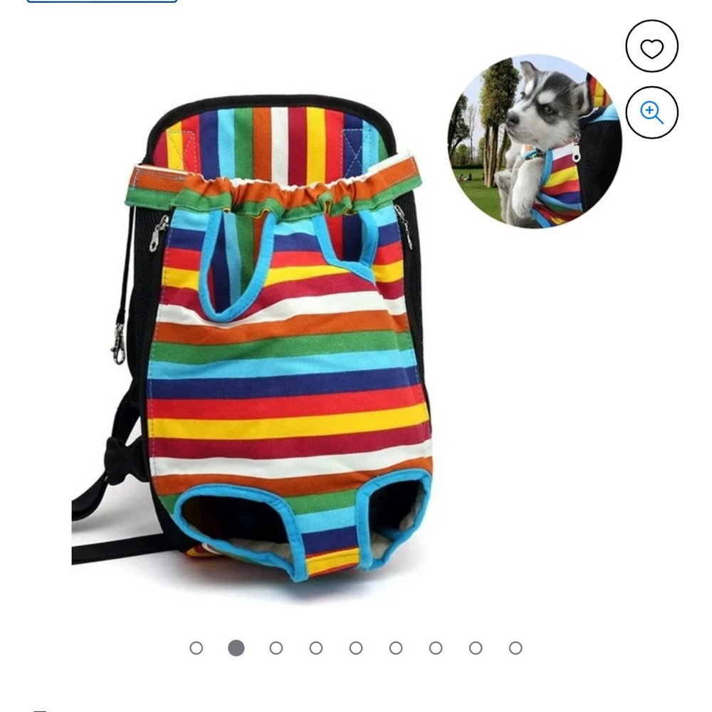 Small dog backpack carrier